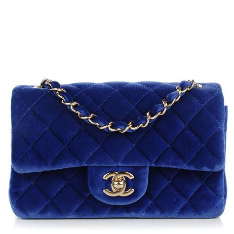 chanel handbags simple flap velvit